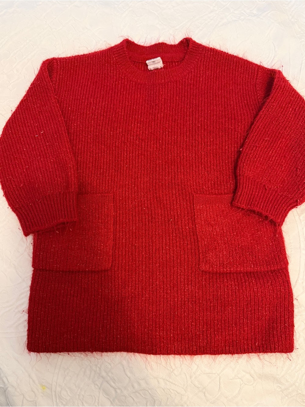babyGap Red Knit Sweater Dress with Pockets | 18–24M